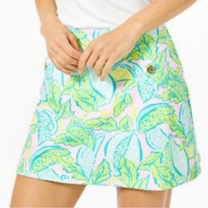 Lilly Pulitzer Madison Skort in Urchin pink vitamin sea Size large NWT